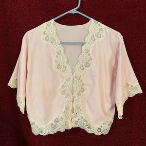 Nightgown jacket; goes well w/ Olga nightgown